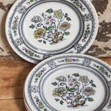 Six English porcelain dessert plates WOOD & SONS Dorset service