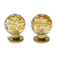 Pair of lamps DORIA lights globes MURANO New Old Stock