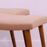 Paire de tabourets de style scandinave par Vyčítal et Sedláček, Tchécoslovaquie, années 1960