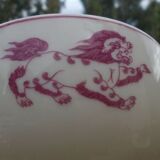 1 cup and under cup Limoges Porcelain David-Néel Benoit de Souza