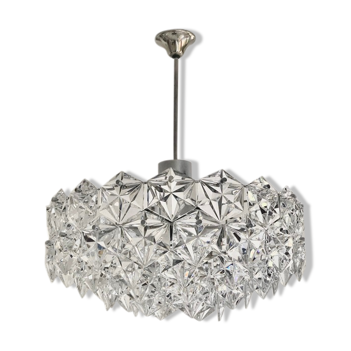 Kinkeldey Crystal Grapefruit Chandelier - Germany 70s