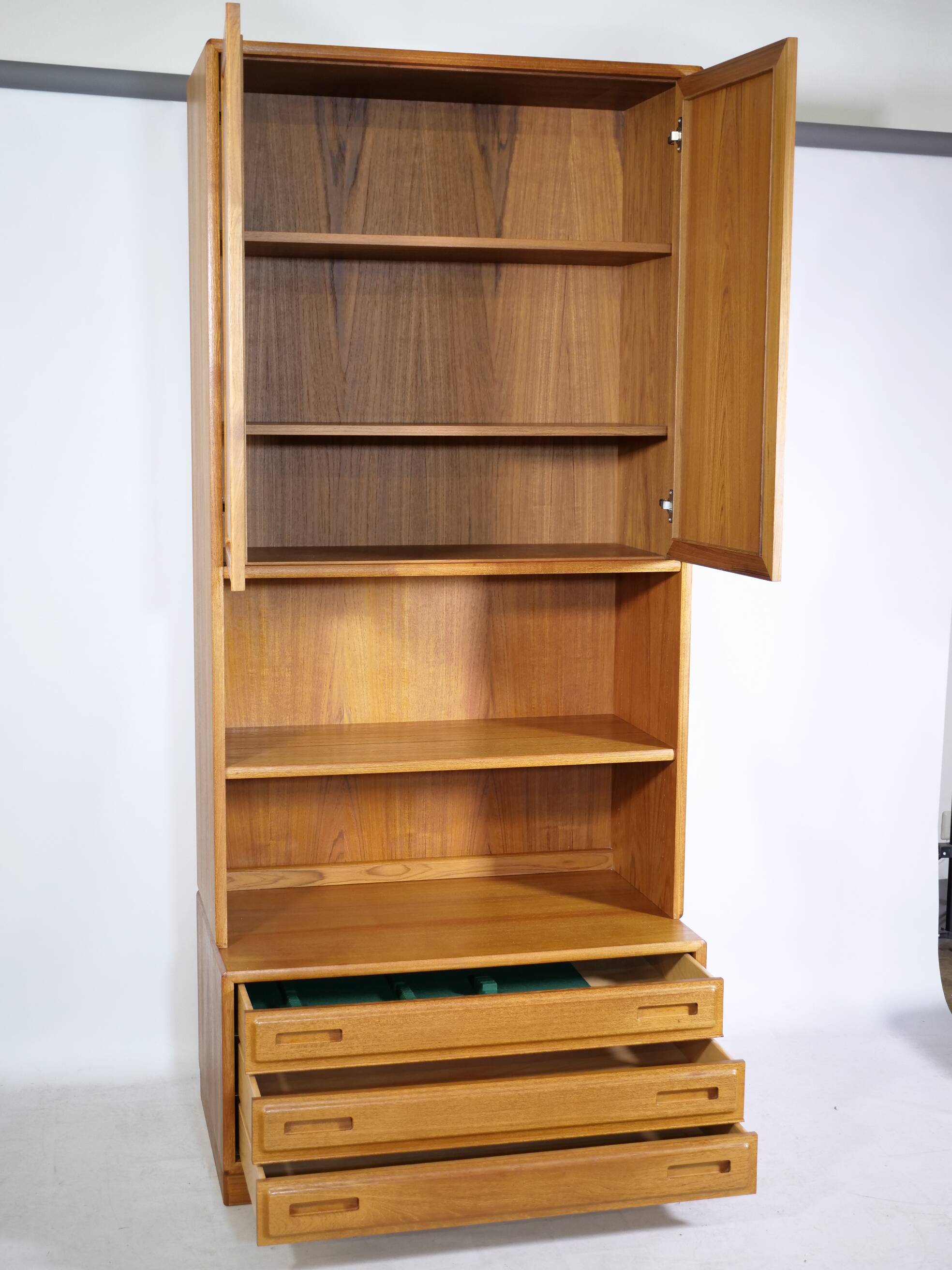 Meuble à tiroirs en teck Skandi Design Shelf 2, années 1970