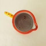 Petit Pichet  pot à lait en céramique Signé Festin coquin