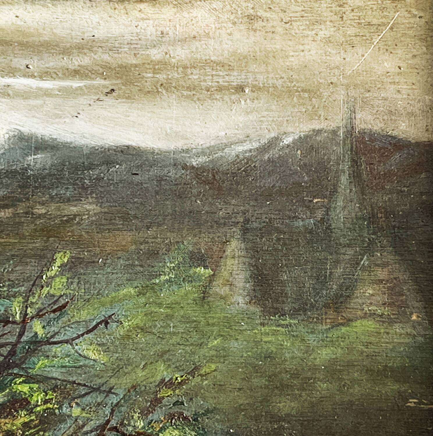 Nineteenth-century painting "The Anchorite"