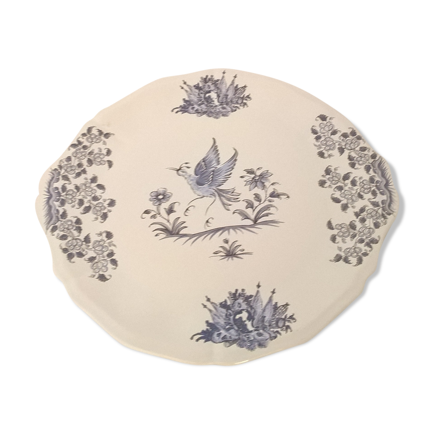 Ceramic pie plate (old moustier)