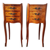 Pair of Louis XV style bedside tables