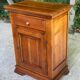 Vintage chest of drawers in solid oak wood Louis Philippe 20th century
