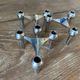 Series of 3 nagel s22 modular candlesticks with their original vintage box 1970