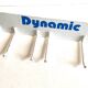 Vintage white metal wall trade coat rack