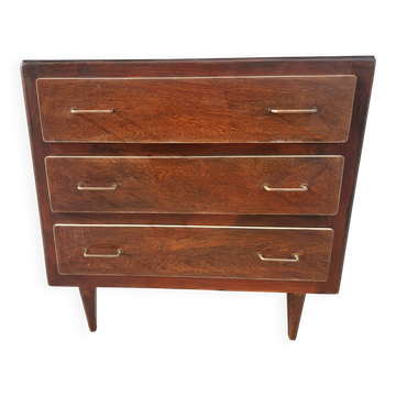 commode années 60-70, galon crème, vintage