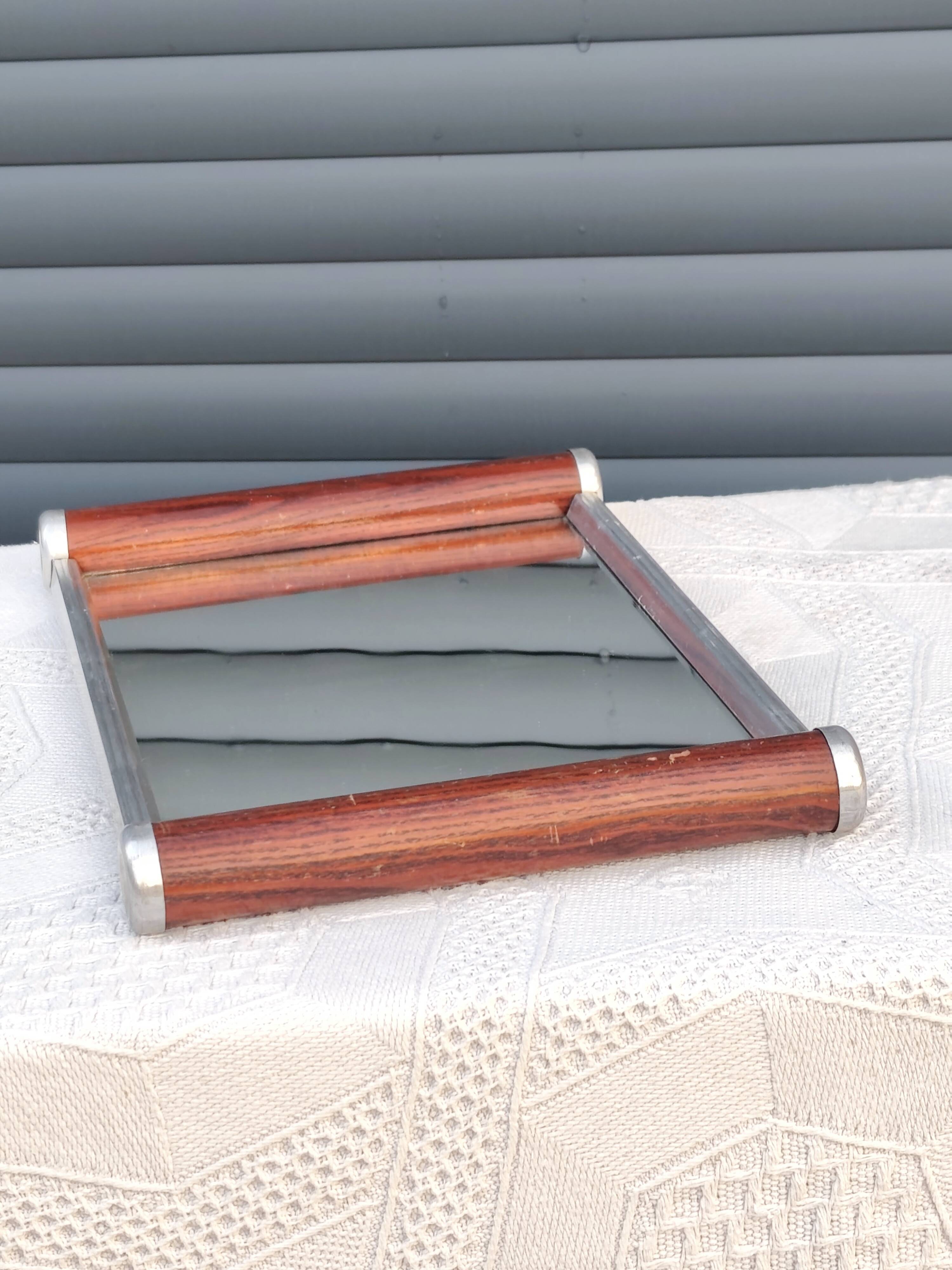 Art Deco mirrored tray