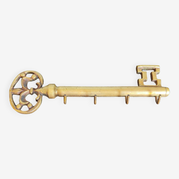 Key holder in the shape of a vintage key