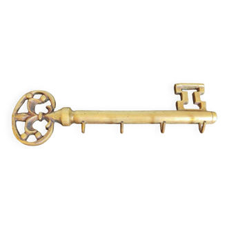 Key holder in the shape of a vintage key