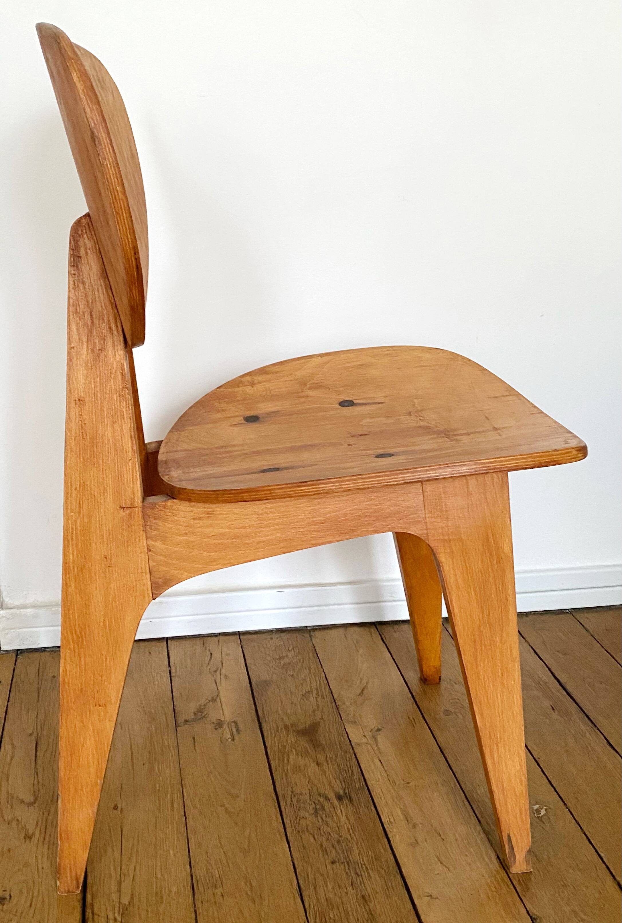 Junzo sakakura chair / n. 3221 / vintage