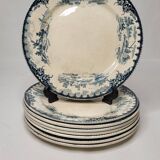 5 flat plates Terre de fer