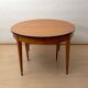 Extendable Biedermeier table in cherry wood, South Germany, 1880