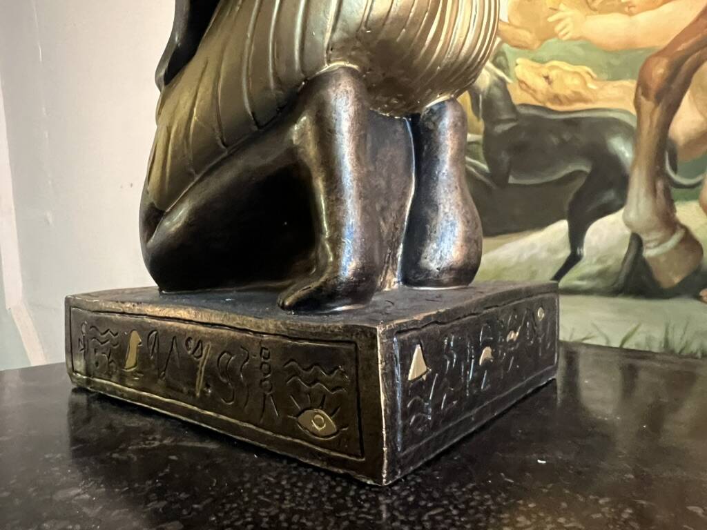 Large Egyptian lamp in the style of Tutankhamun – Vintage Egyptomania