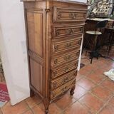 Louis XV Style Weekly Chest in Solid Cherry Wood
