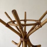 Rattan Parrot Coat Rack