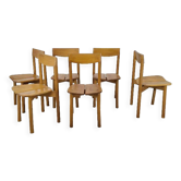 6 chairs coffee vintage 60s
