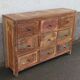 Commode en bois 9 tiroirs