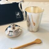 Mustard ercuis silver metal