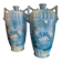 Paire de vases art nouveau décor lacustre