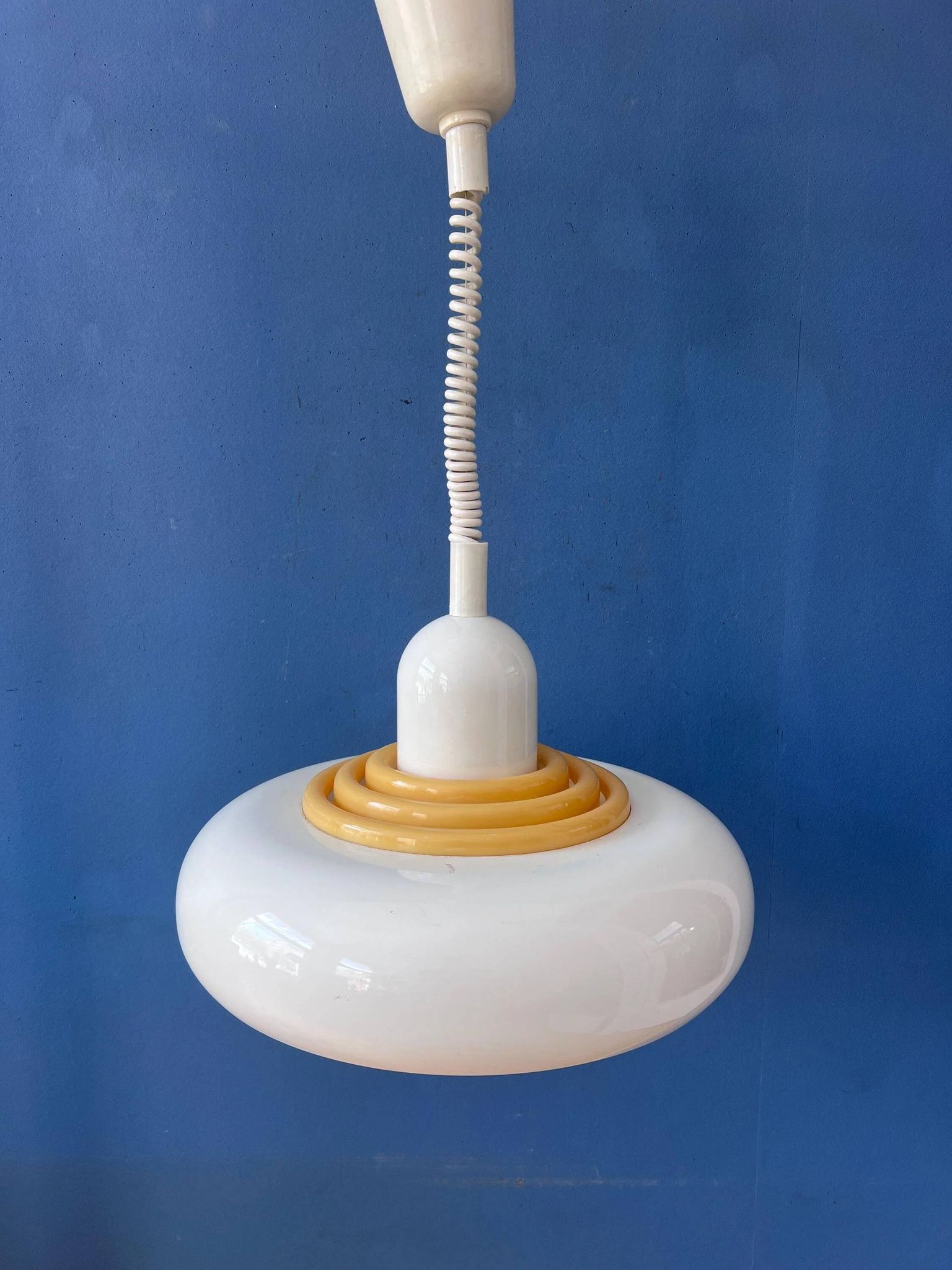 Beige Mid-Century UFO Suspension by Knud Christensen