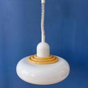 Beige Mid-Century UFO Suspension by Knud Christensen
