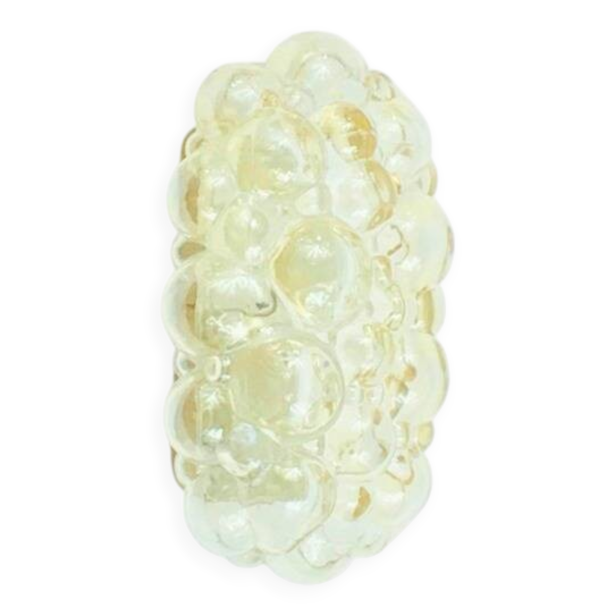 Mid-Century Bubble Glass Wall Lamp by Helena Tynell for Limburg, 1960s