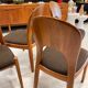 Set of 4 chairs by Niels Koefoed Denmark 1960s
