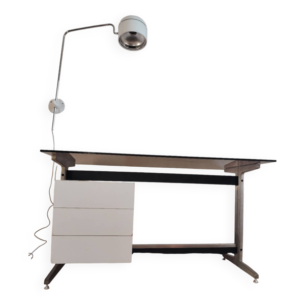 bureau vintage Étienne Fermigier années 70