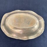 Antique hammered brass cup - pocket empty - golden - frieze