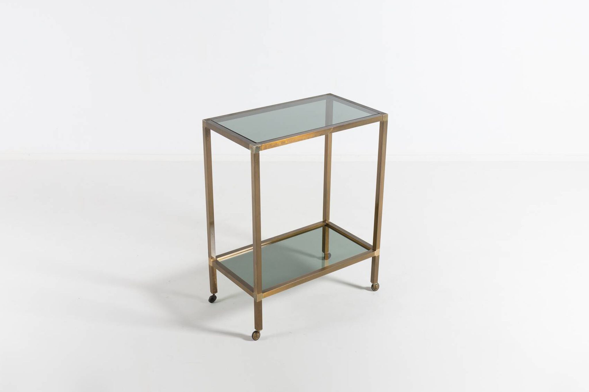 Chariot de service/table d'appoint vintage, Italie 1970