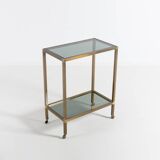 Chariot de service/table d'appoint vintage, Italie 1970