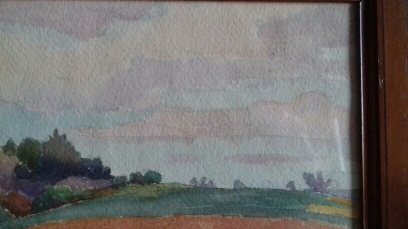 Aquarelle champêtre