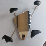 Coat rack mirror circa 1950, Asselbur edition