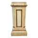 Antique church column on wooden base 135 cm high