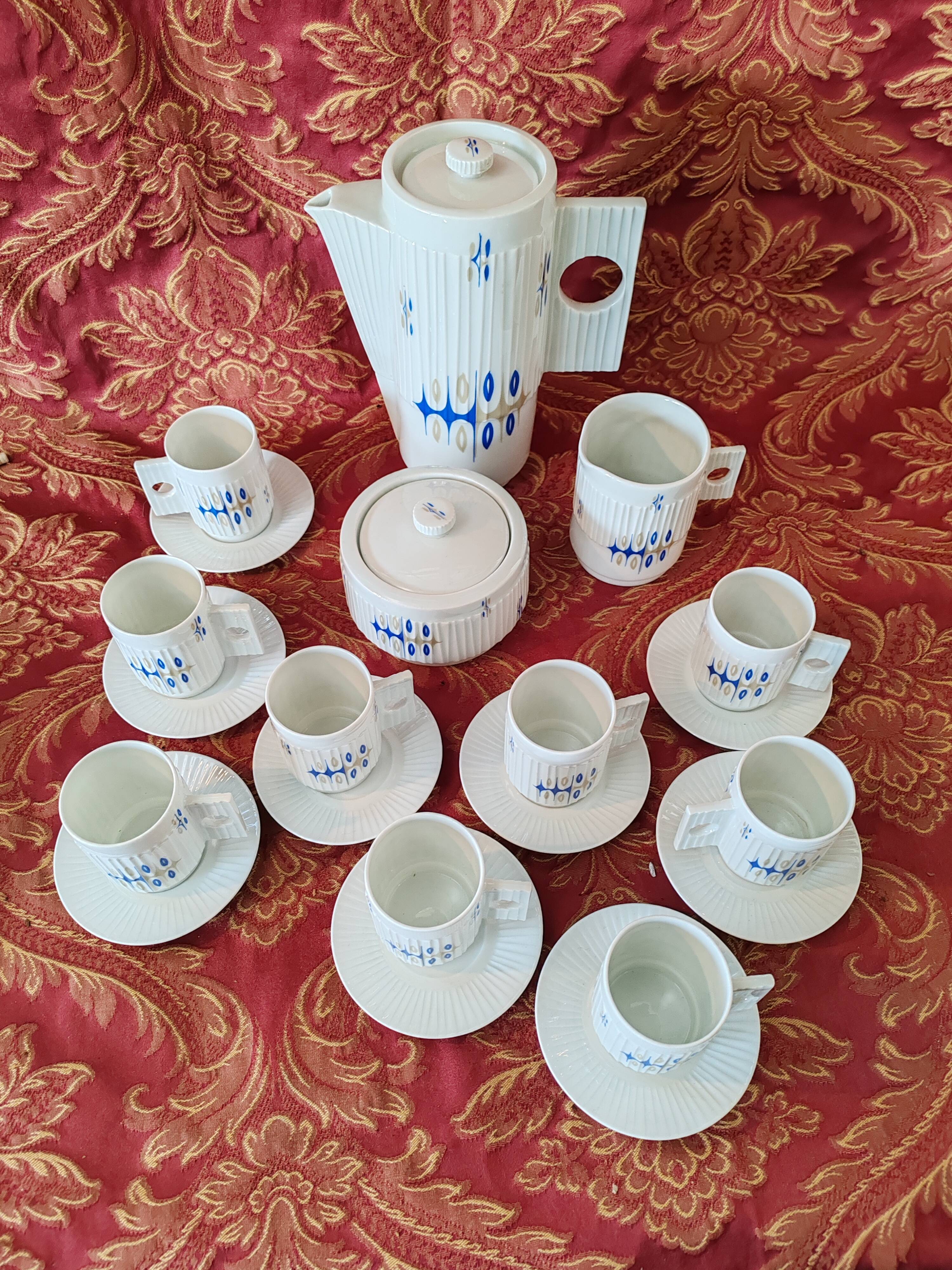 Haviland Limoges France Porcelain Coffee Set