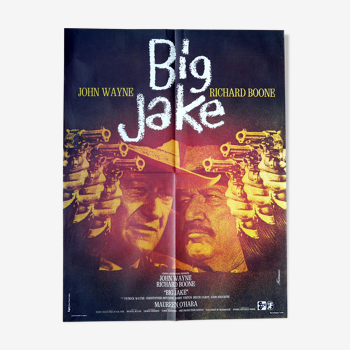 Original movie poster "Big jake" John Wayne, Western