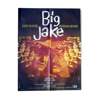 Affiche cinéma originale "Big jake" John Wayne, Western