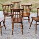 Set de 6 chaises de bistrot Baumann vintage des années 60