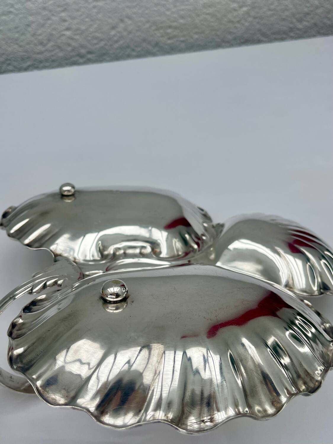 Christofle Silver-Plated Bonbonniere Serving Dish, Louis XV Style, Art Nouveau Period