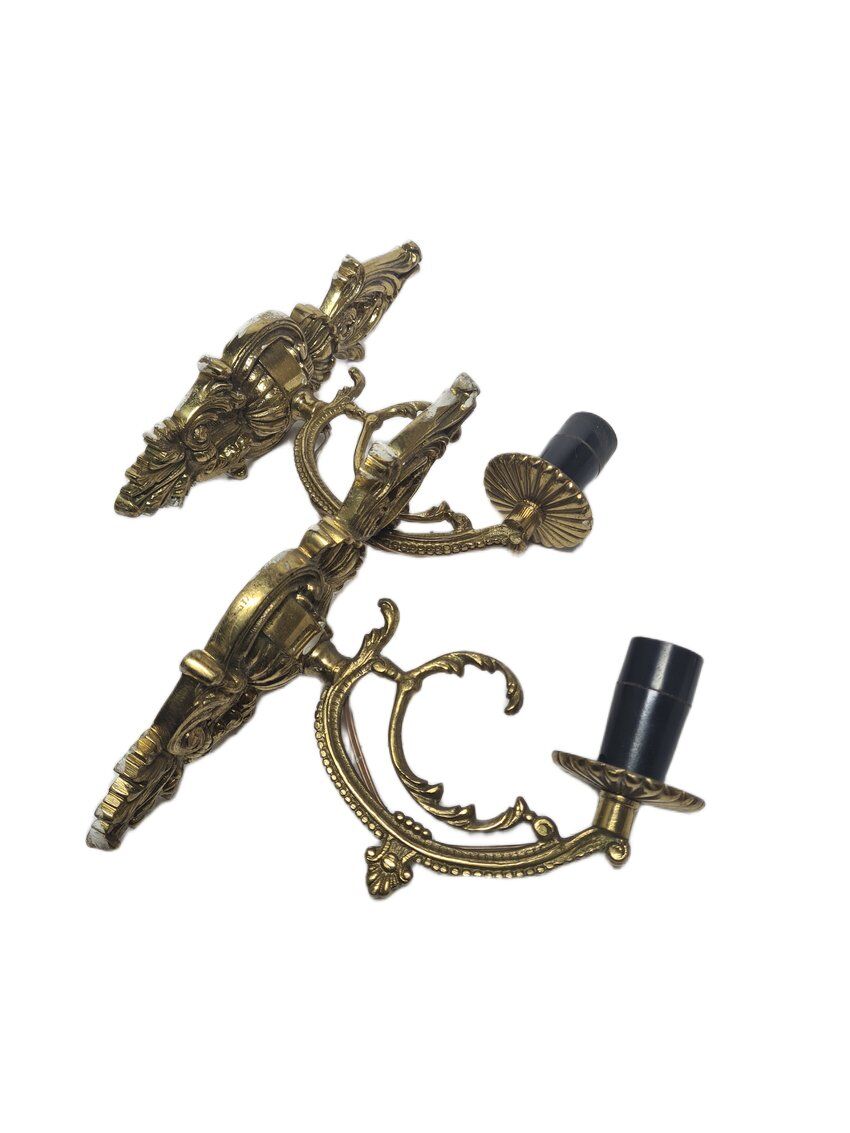 Appliques de style rococo, Pologne, années 1970, ensemble de 2