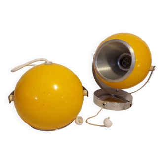 Pair of Eye-Ball wall lights