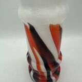 Flamed opaline vase