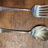 Silver-plated salad service