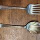 Silver-plated salad service