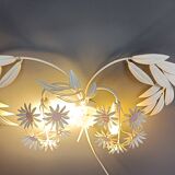 Vintage floral  wall lamp by Hans Kögl , 1970s