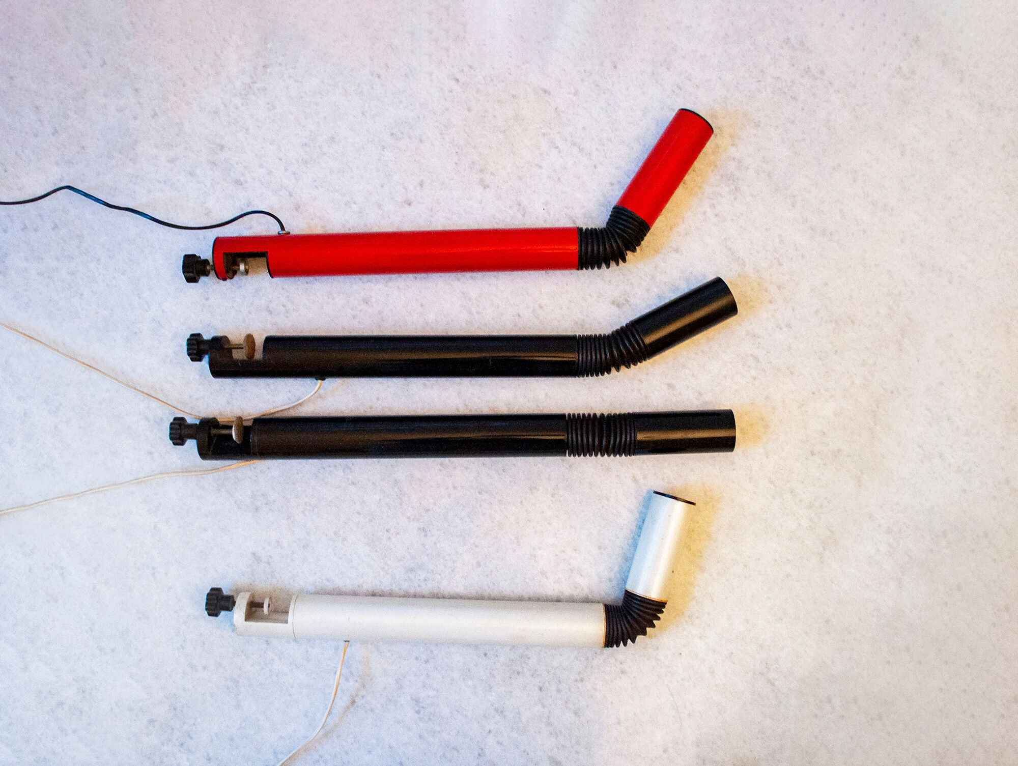 Periscope flexible desk lamp by Danilo and Corrado Aroldi for Stilnovo Italia Year 1967